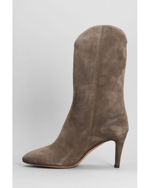 Taupe suede best sale heels