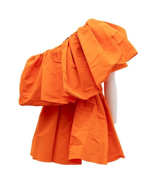 McQueen Orange Cocktail Dress