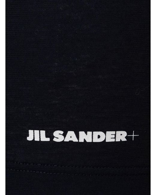 Jil Sander Black T-shirt Cn Ss for men