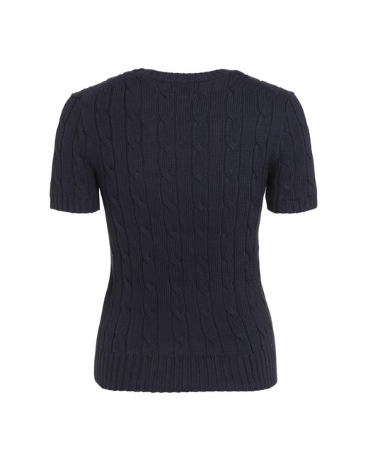 Polo Ralph Lauren Black Short Sleeve Sweater