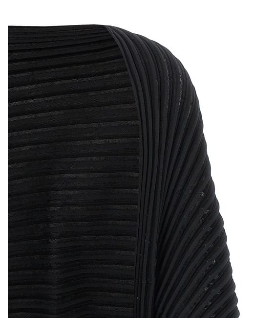 Issey Miyake Black Stream Cardigan