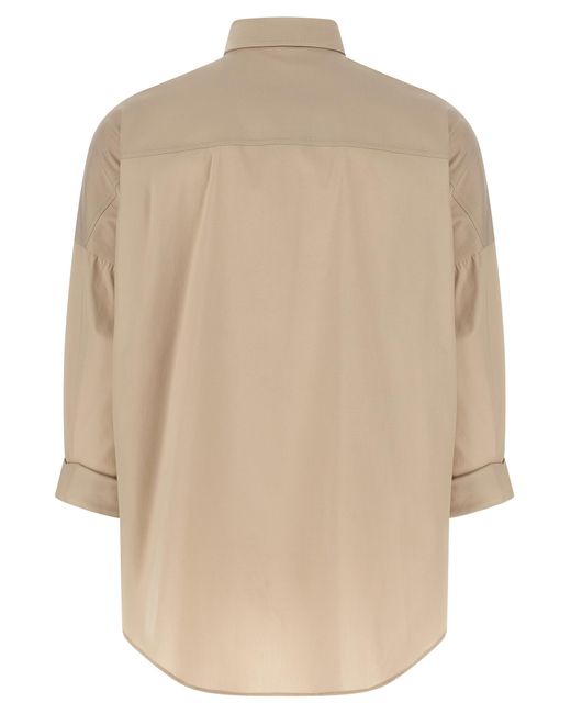 Brunello Cucinelli Natural Cotton Blouse