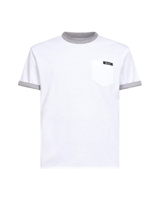 Prada White Reversible Cotton T-Shirt T-Shirts for men