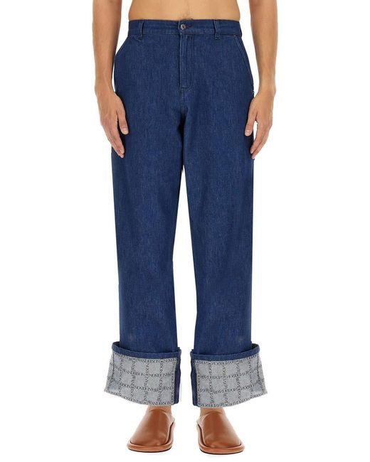 J.W. Anderson Blue Jeans Workwear for men