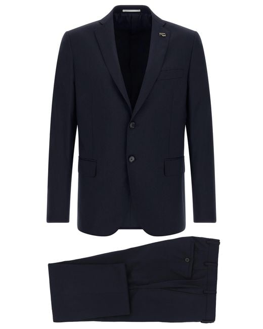 Pal Zileri Blue Wool Suit for men