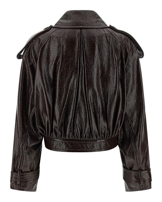 Sportmax Black 'Beta1234' Trench Coat