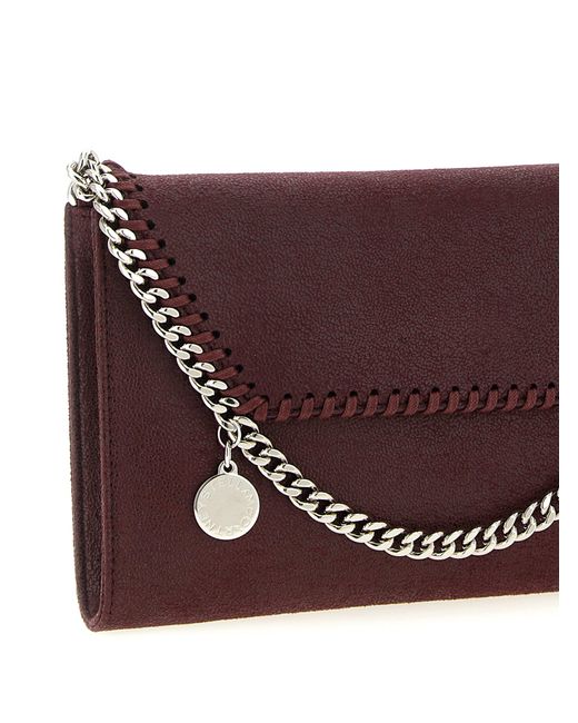 Stella McCartney Purple Falabella Wallet On Chain