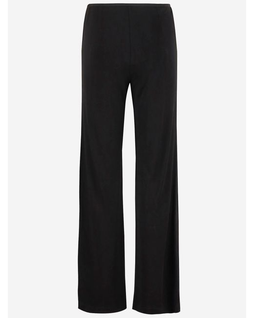 Helmut Lang Black Fluid Viscose Pants