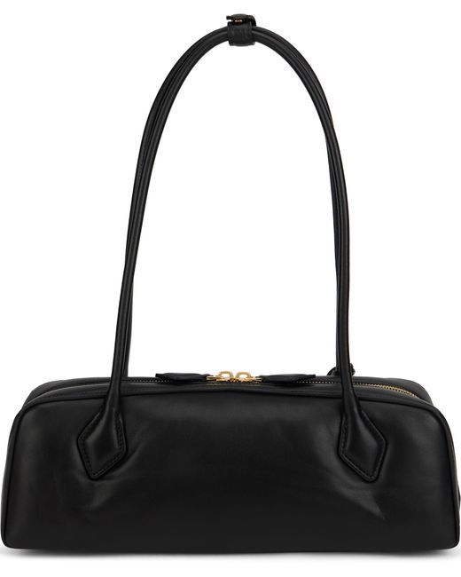 Alaïa Black Shoulder Bag Le Teckel Leather