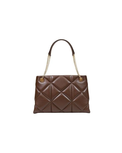 Love Moschino Brown Polyethylene Handbag Bag