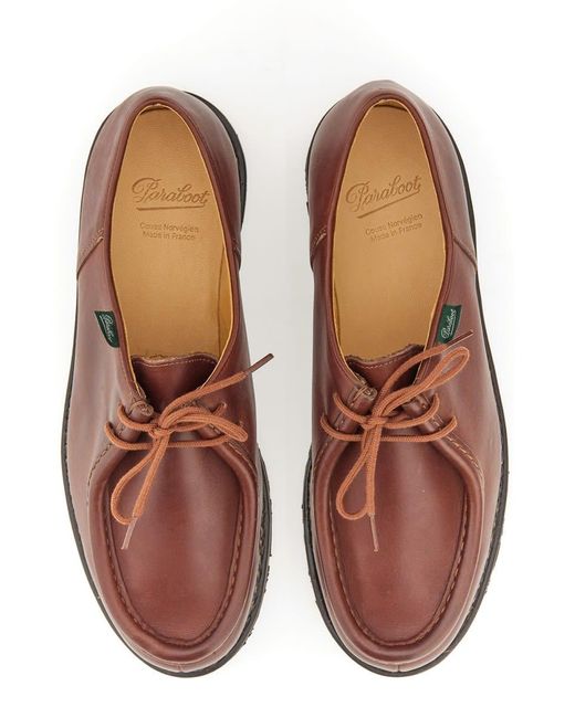 Paraboot Brown Lace-Up Michael for men