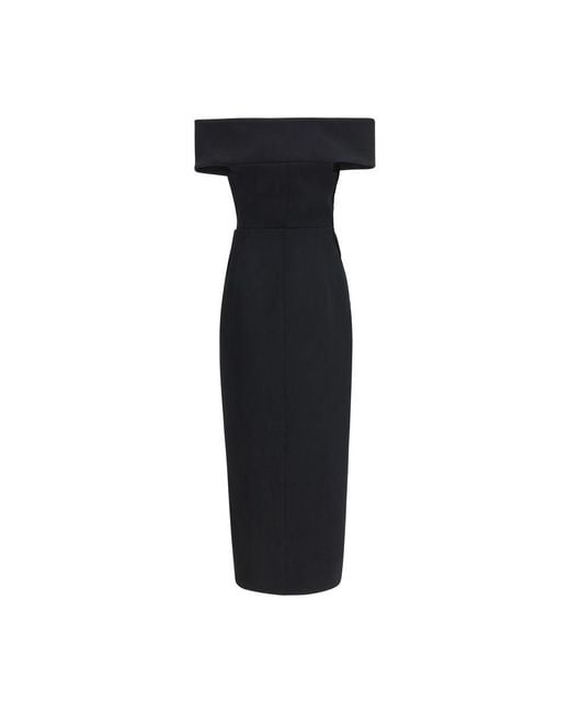 Khaite Black Polyester Cocktail Dress