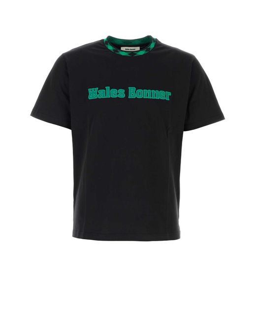 Wales Bonner Black T-Shirt for men