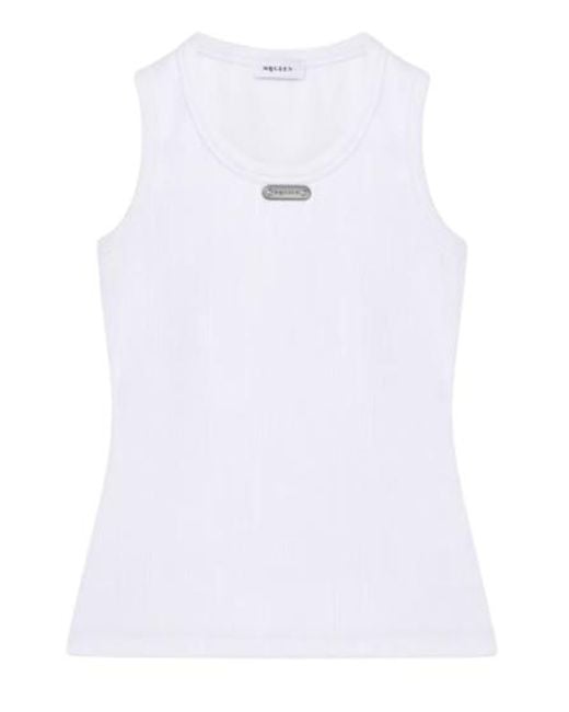 McQueen White Sweaters Co Ea