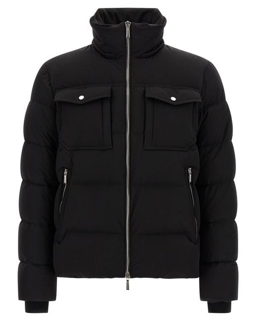 Moorer Black Wool Bomber Clothing for men