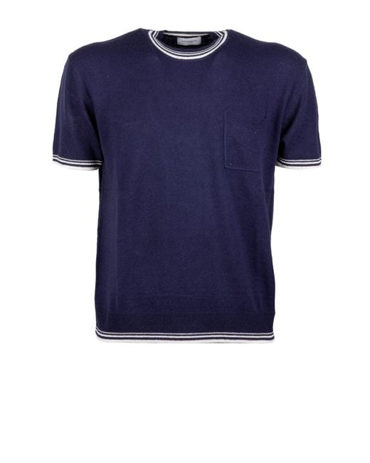 Paolo Pecora Blue T-Shirts And Polos for men