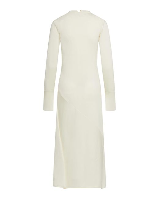Jil Sander Dress in White | Lyst