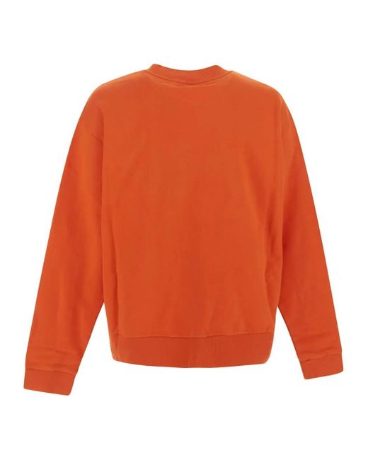 Marni Orange 3d Logo Print Sweatshirt for men