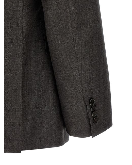 Brioni Black Wool Blazer Clothing for men