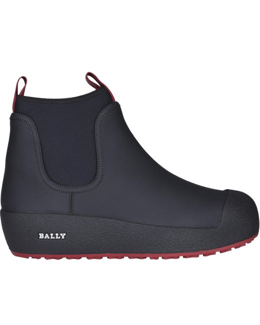 Bally Black Cubrid Ankle Boots for men