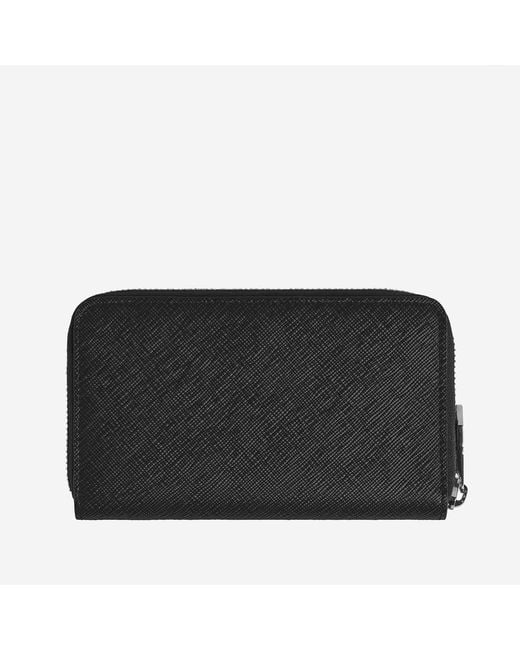 Montblanc Black Embossed Leather Wallet & Cardholders for men