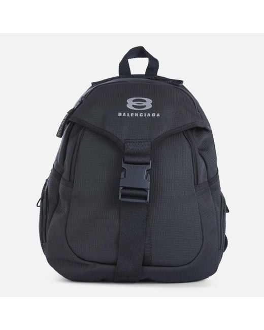 Balenciaga Blue Leather Unity Medium Backpack for men