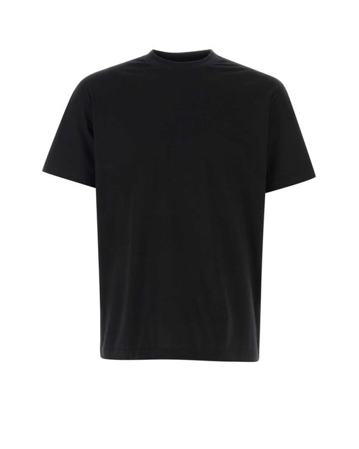 Y-3 Black Cotton T-Shirt for men