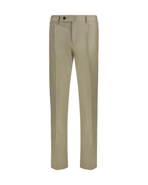 Germano Green Tailored Pants Wool Merino Ovis Aries for men