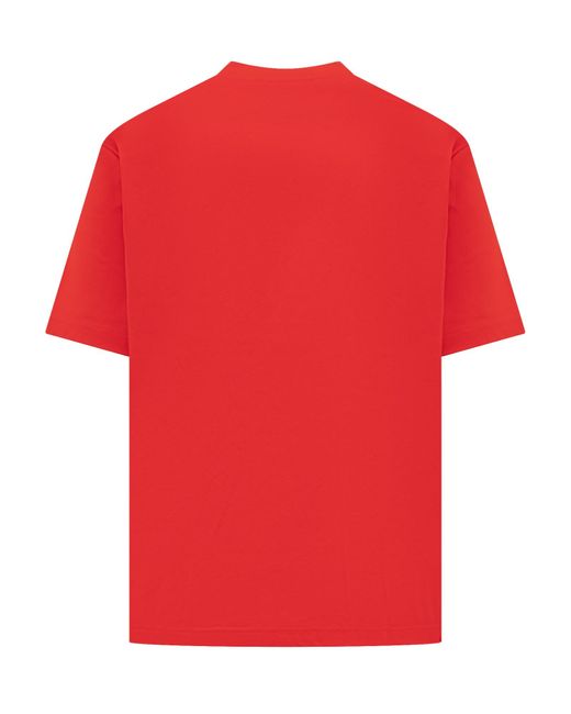 Lanvin Red T-shirt With Logo for men