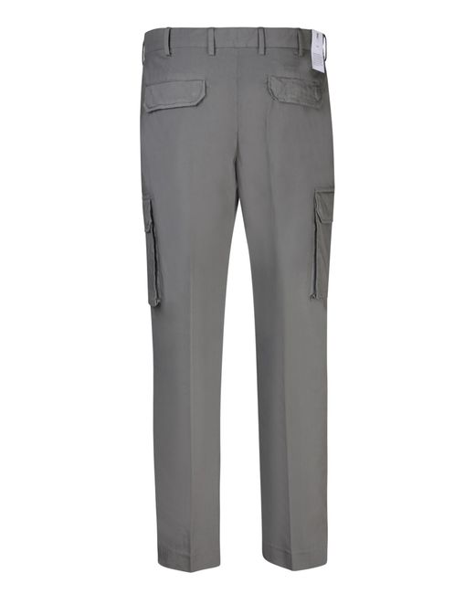 PT Torino Gray Cargo Military Trousers for men