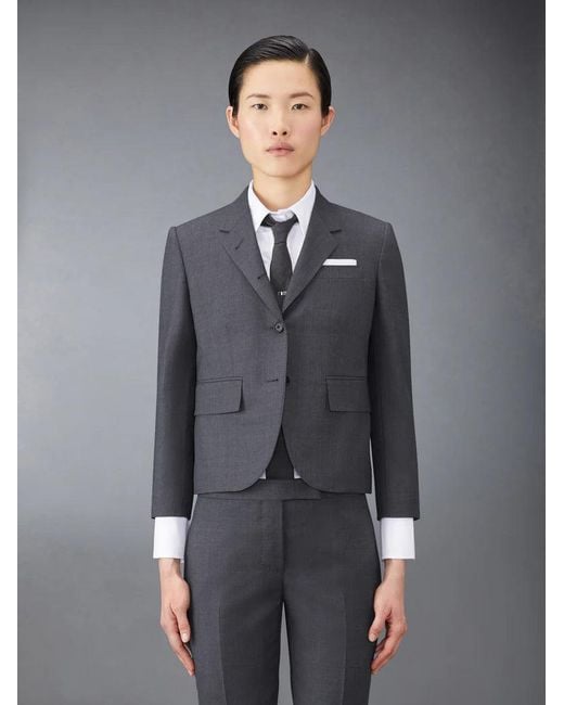 Thom Browne Gray High Armhole Sport Coat