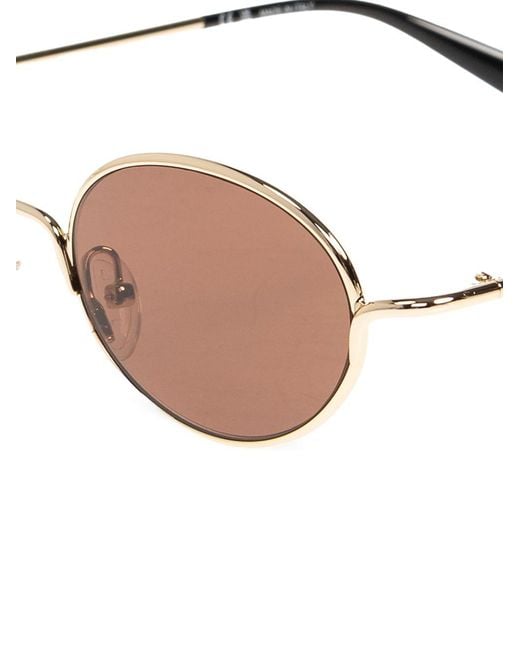 McQueen White Sunglasses