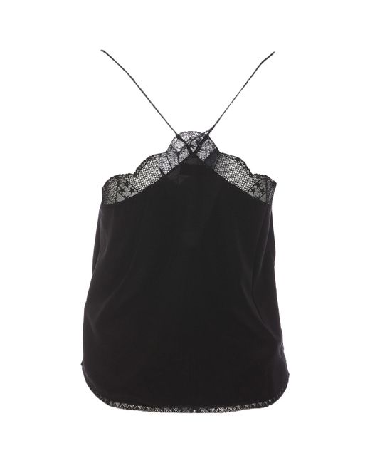 Zadig & Voltaire Black Christy Cdc Permanent Top