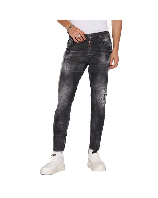 DSquared² Gray Dsquared Skater Jeans for men