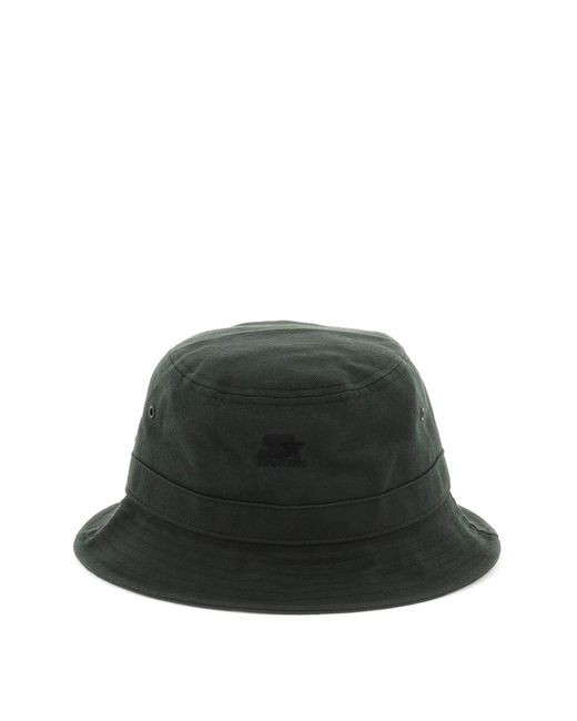 Marcelo Burlon Black Starter Cross Bucket Hat for men