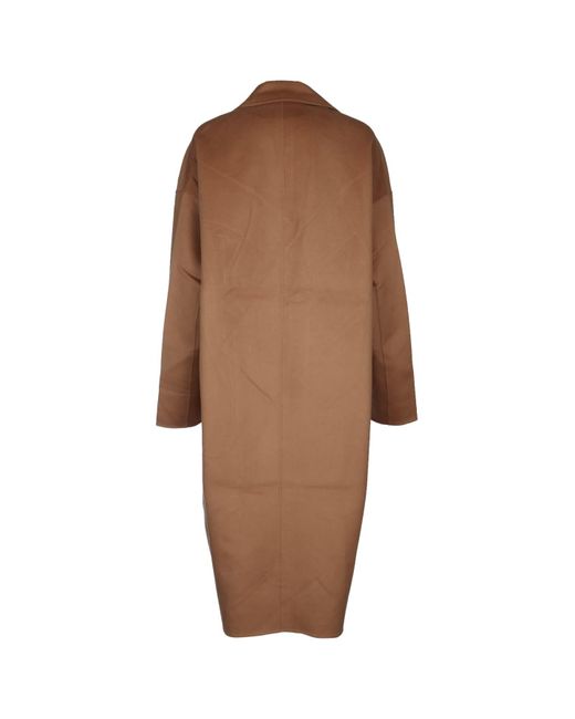 Totême  Brown Doublé Cocoon Coat