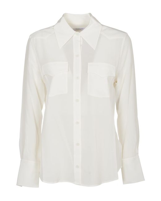 Equipment White Silk Shirt Lyst