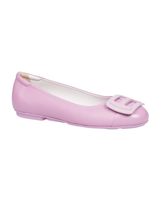 Hogan Pink H661 Flat Shoes