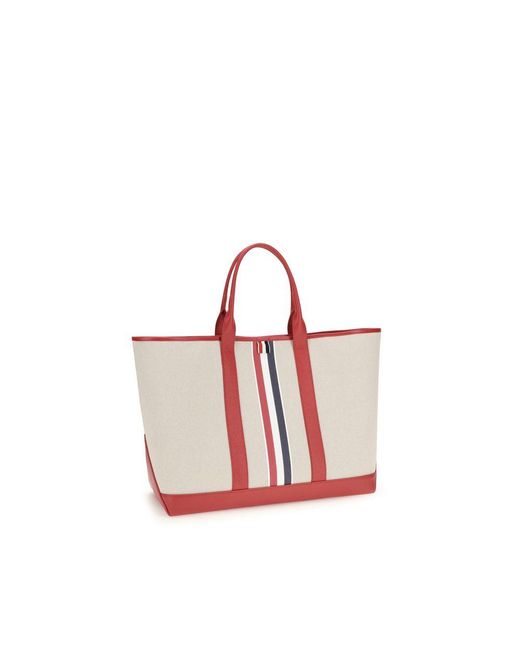 Thom Browne Red Multicolor Fabric Shoulder Bag for men