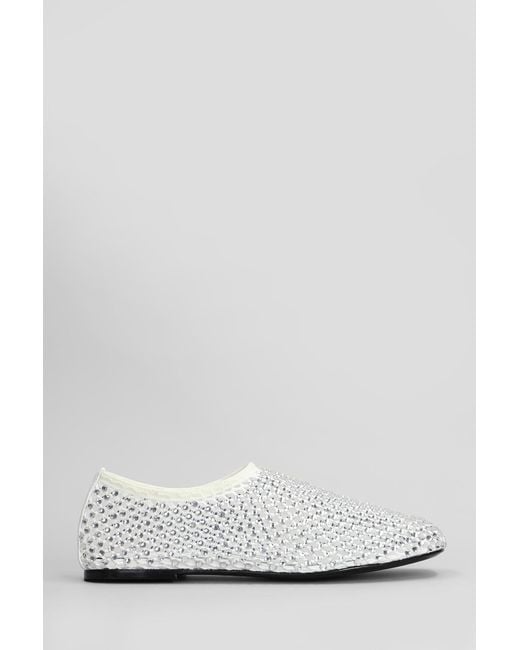 Strategia White Ballet Flats