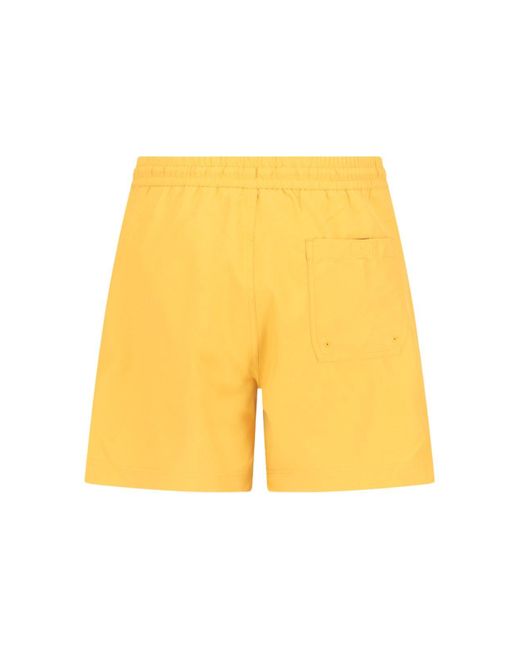 Carhartt Yellow Chase Swim Trunk Swim Shorts for men