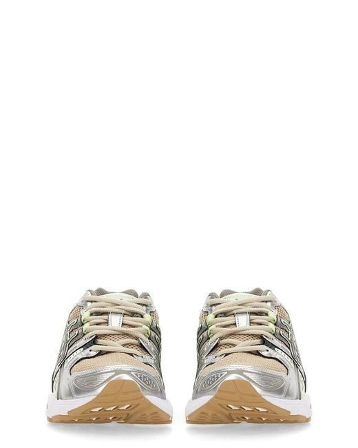 Asics White Gel-Nimbus 9 Sneaker Synthetic Leather Sole Trainers