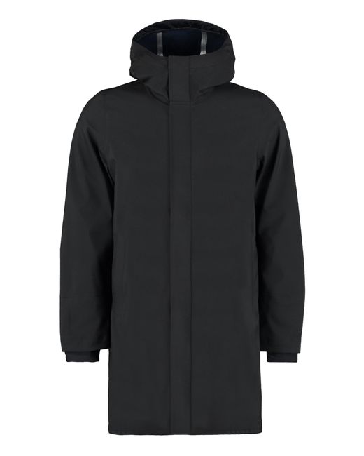 K-Way Synthetic Thomas Bonded Hooded Parka in Black for Men | Lyst