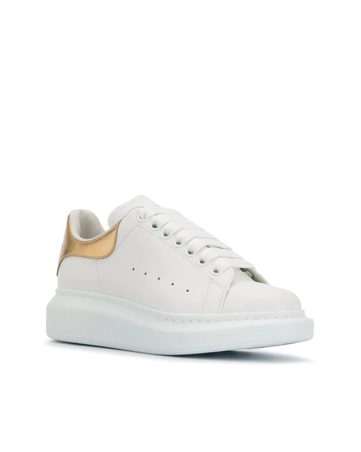 Alexander McQueen Sneaker Pelle S.gomm Larry Latino Grain in White | Lyst UK