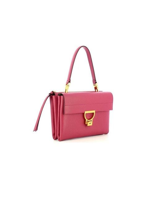 Coccinelle Pink Crossbody Bag Cow Leather Crossbody-Bags