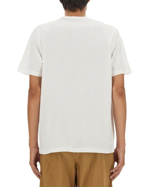 PS by Paul Smith White Zebra Card T-Shirt for men