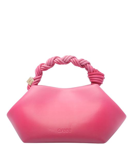 Ganni Pink Small Bou Bag