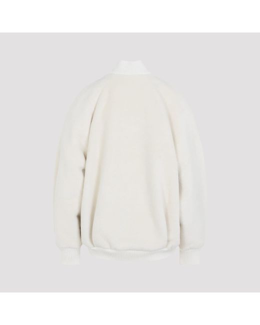 Jacquemus White Le Blouson Pilu Jacket