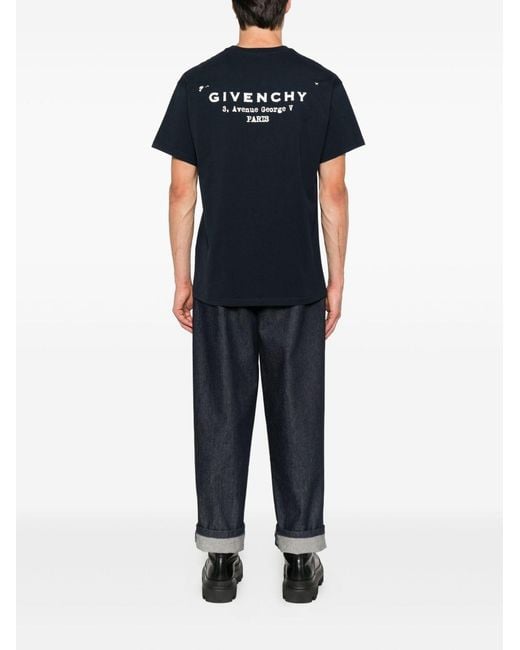 Givenchy Black T-Shirt Cotton T-Shirts for men