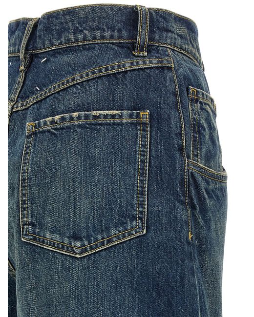 Maison Margiela Blue Cut-Out Jeans